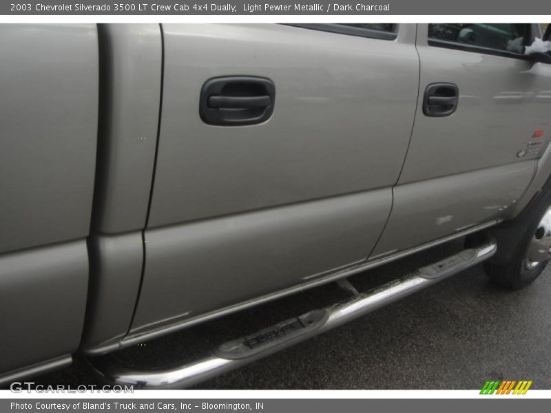 Light Pewter Metallic / Dark Charcoal 2003 Chevrolet Silverado 3500 LT Crew Cab 4x4 Dually