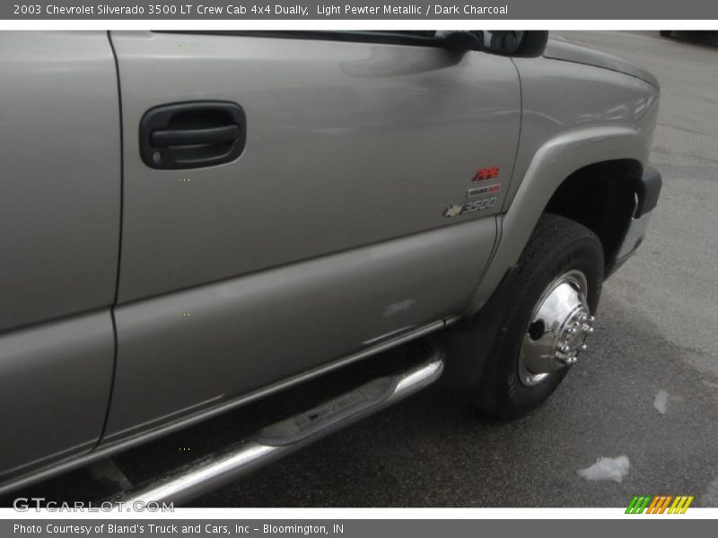 Light Pewter Metallic / Dark Charcoal 2003 Chevrolet Silverado 3500 LT Crew Cab 4x4 Dually