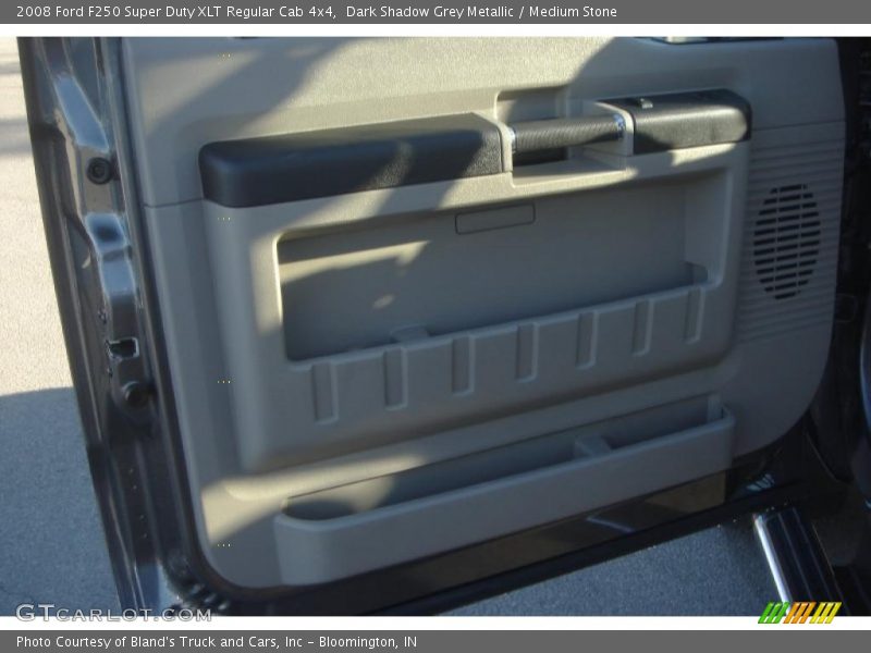 Dark Shadow Grey Metallic / Medium Stone 2008 Ford F250 Super Duty XLT Regular Cab 4x4
