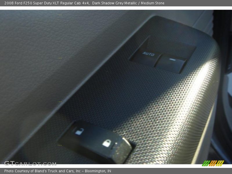 Dark Shadow Grey Metallic / Medium Stone 2008 Ford F250 Super Duty XLT Regular Cab 4x4
