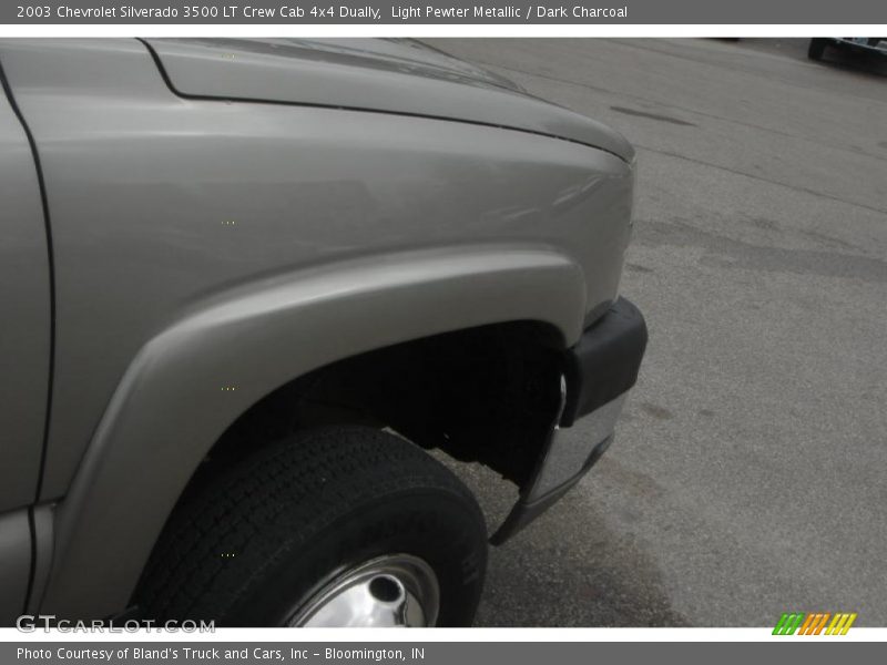 Light Pewter Metallic / Dark Charcoal 2003 Chevrolet Silverado 3500 LT Crew Cab 4x4 Dually