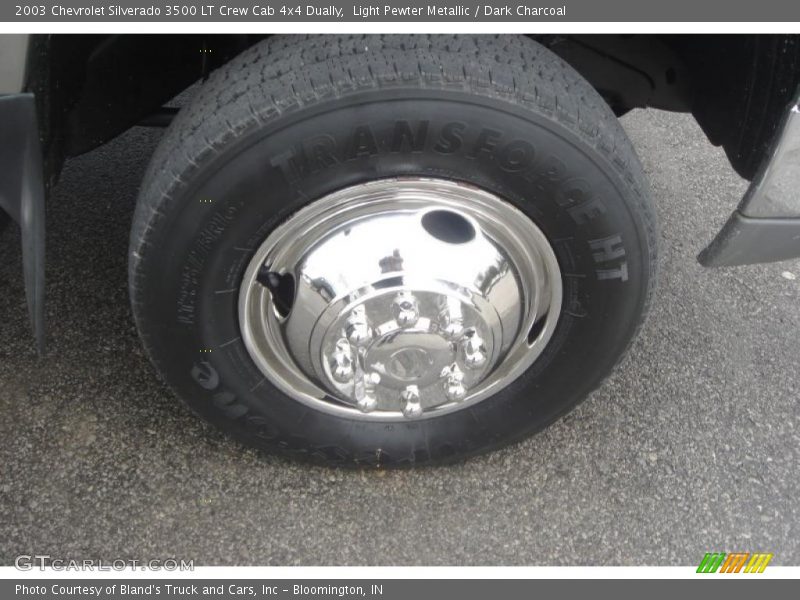 Light Pewter Metallic / Dark Charcoal 2003 Chevrolet Silverado 3500 LT Crew Cab 4x4 Dually