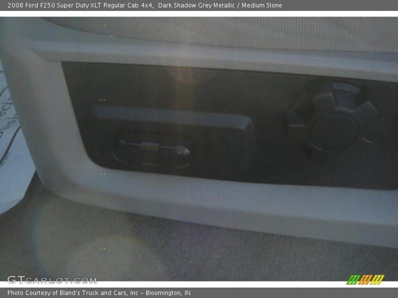 Dark Shadow Grey Metallic / Medium Stone 2008 Ford F250 Super Duty XLT Regular Cab 4x4