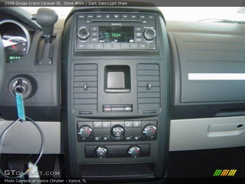 Stone White / Dark Slate/Light Shale 2008 Dodge Grand Caravan SE