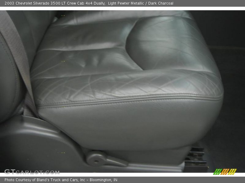 Light Pewter Metallic / Dark Charcoal 2003 Chevrolet Silverado 3500 LT Crew Cab 4x4 Dually