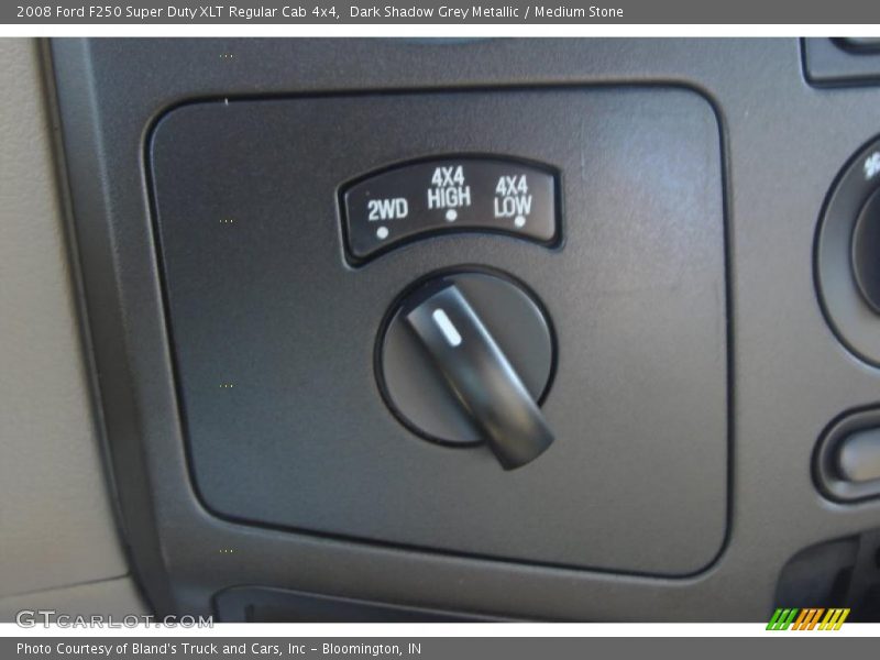 Dark Shadow Grey Metallic / Medium Stone 2008 Ford F250 Super Duty XLT Regular Cab 4x4
