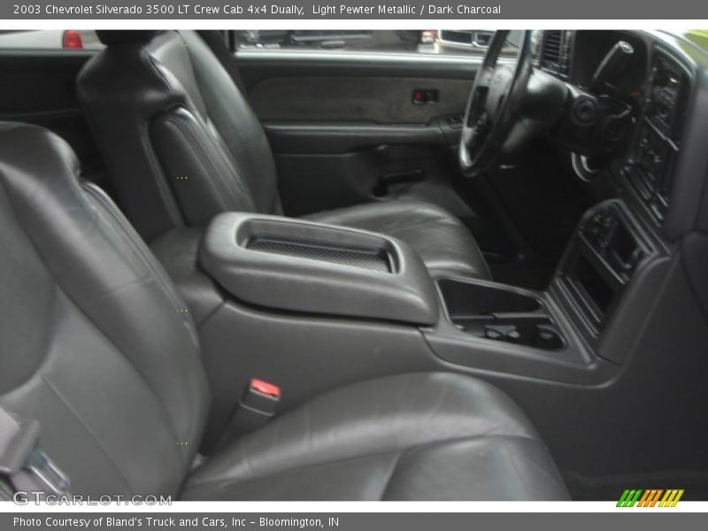 Light Pewter Metallic / Dark Charcoal 2003 Chevrolet Silverado 3500 LT Crew Cab 4x4 Dually