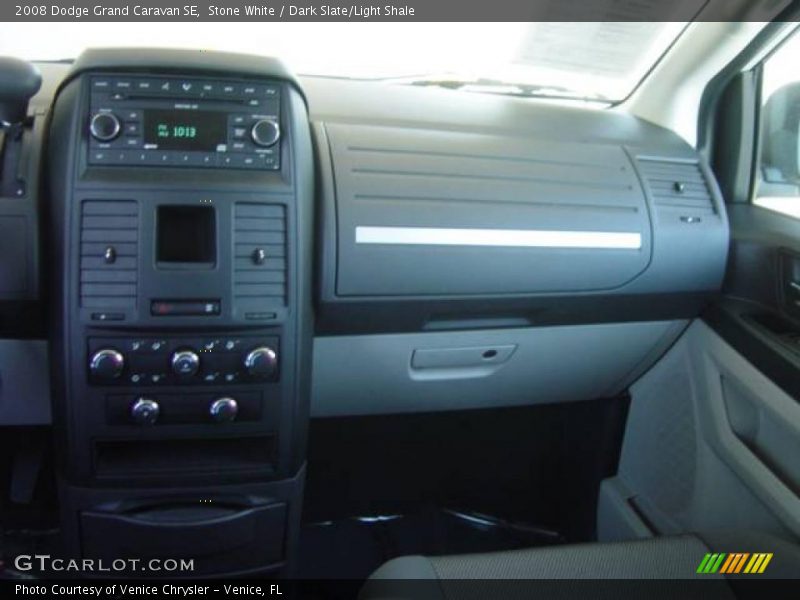 Stone White / Dark Slate/Light Shale 2008 Dodge Grand Caravan SE