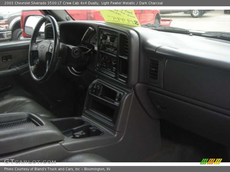 Light Pewter Metallic / Dark Charcoal 2003 Chevrolet Silverado 3500 LT Crew Cab 4x4 Dually