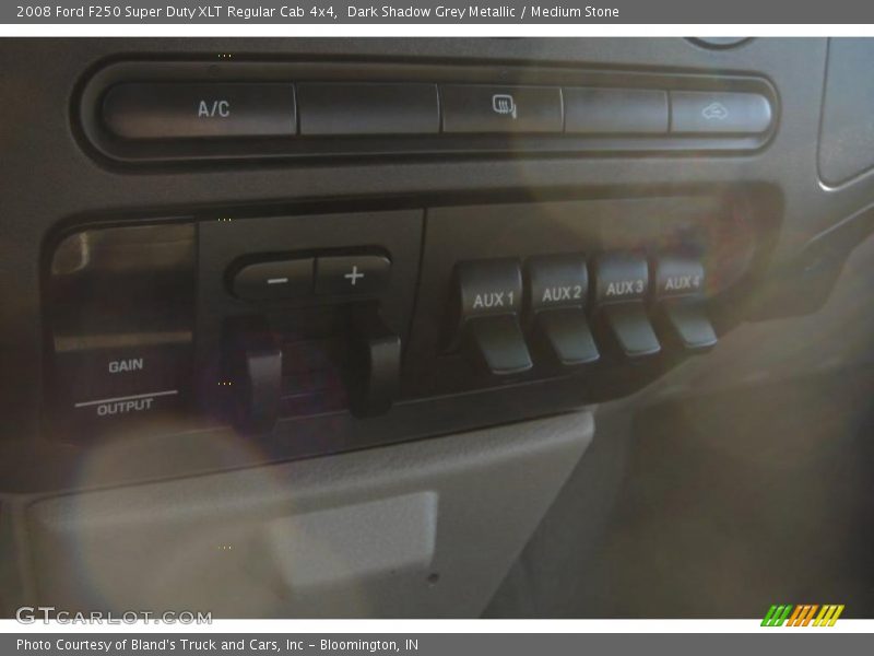 Dark Shadow Grey Metallic / Medium Stone 2008 Ford F250 Super Duty XLT Regular Cab 4x4