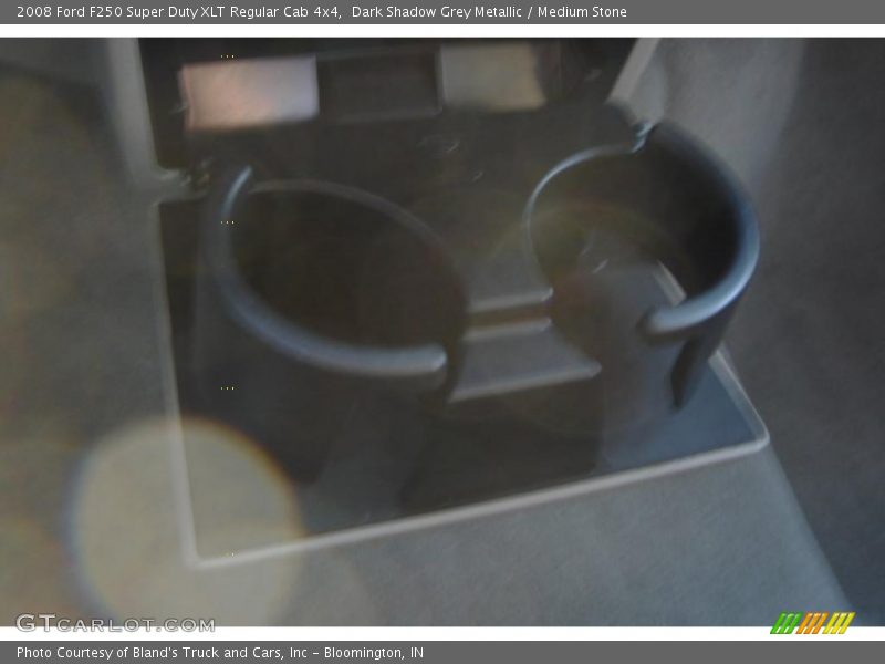 Dark Shadow Grey Metallic / Medium Stone 2008 Ford F250 Super Duty XLT Regular Cab 4x4
