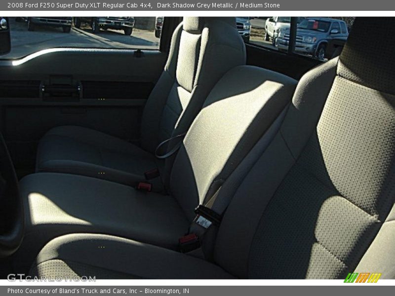 Dark Shadow Grey Metallic / Medium Stone 2008 Ford F250 Super Duty XLT Regular Cab 4x4