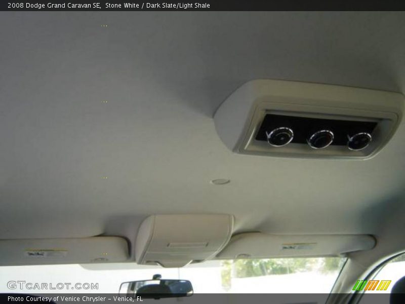 Stone White / Dark Slate/Light Shale 2008 Dodge Grand Caravan SE