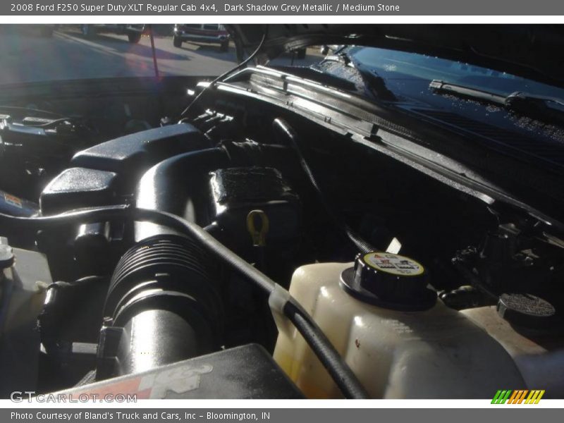 Dark Shadow Grey Metallic / Medium Stone 2008 Ford F250 Super Duty XLT Regular Cab 4x4