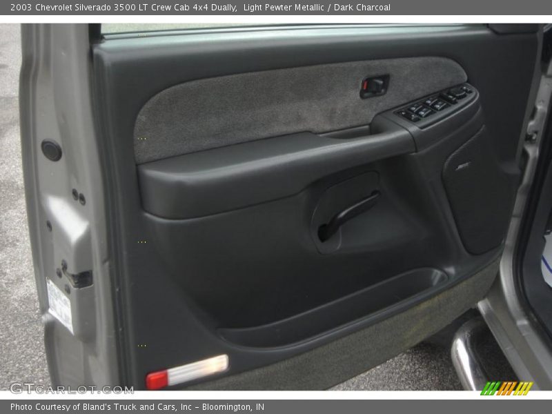 Light Pewter Metallic / Dark Charcoal 2003 Chevrolet Silverado 3500 LT Crew Cab 4x4 Dually