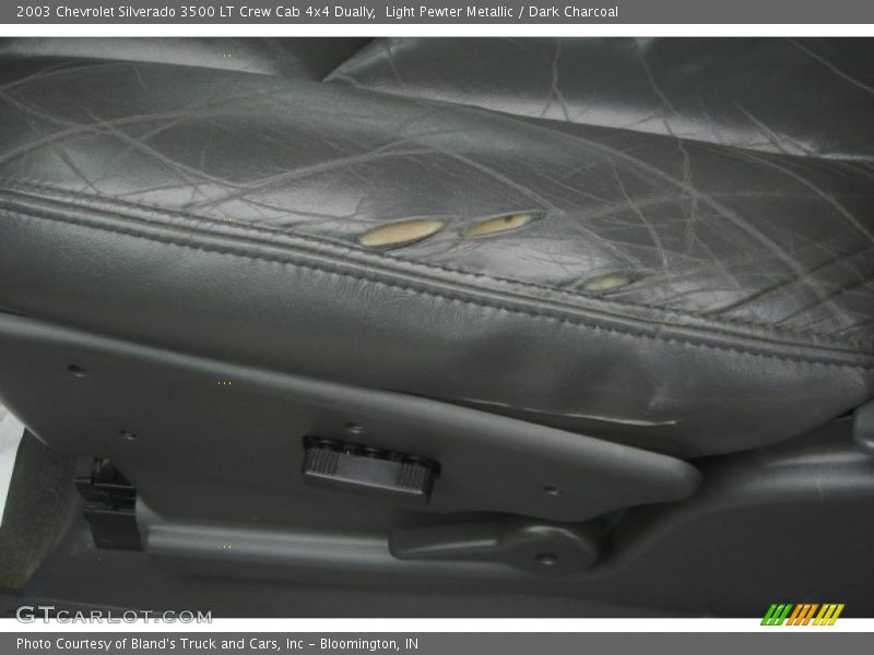 Light Pewter Metallic / Dark Charcoal 2003 Chevrolet Silverado 3500 LT Crew Cab 4x4 Dually