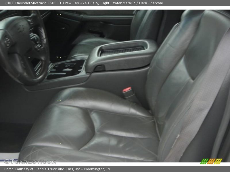 Light Pewter Metallic / Dark Charcoal 2003 Chevrolet Silverado 3500 LT Crew Cab 4x4 Dually