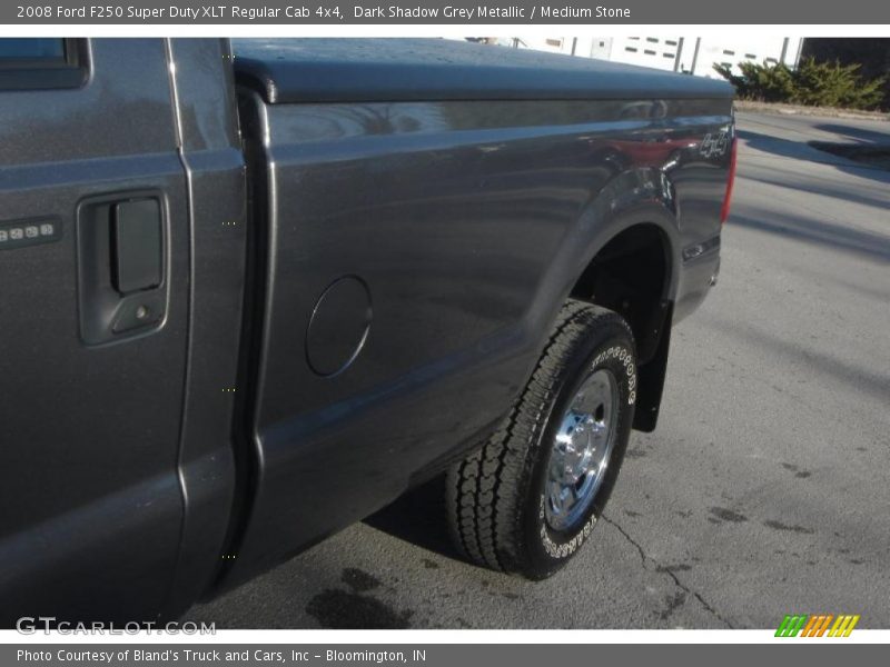 Dark Shadow Grey Metallic / Medium Stone 2008 Ford F250 Super Duty XLT Regular Cab 4x4