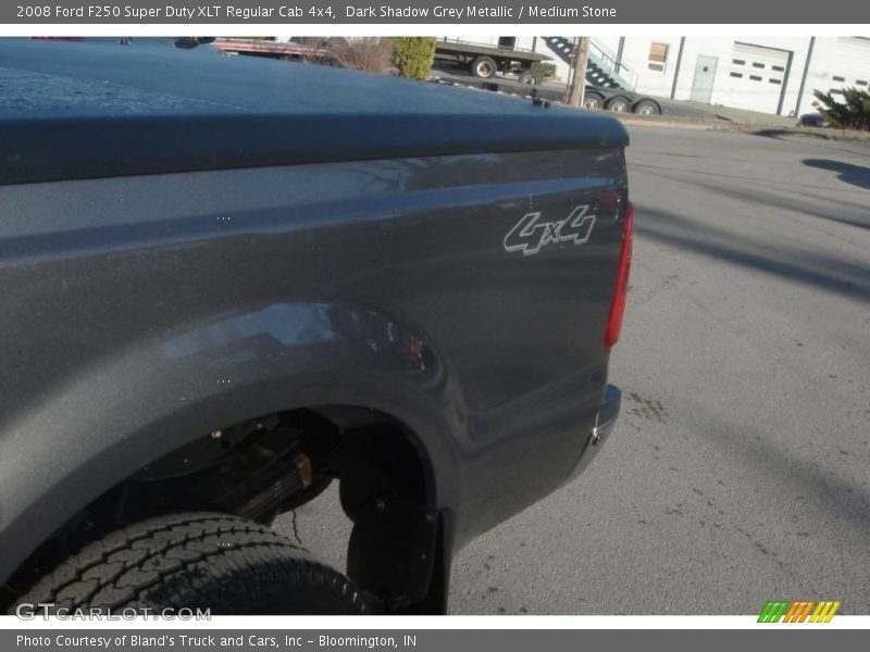 Dark Shadow Grey Metallic / Medium Stone 2008 Ford F250 Super Duty XLT Regular Cab 4x4
