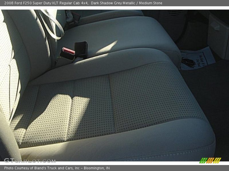 Dark Shadow Grey Metallic / Medium Stone 2008 Ford F250 Super Duty XLT Regular Cab 4x4