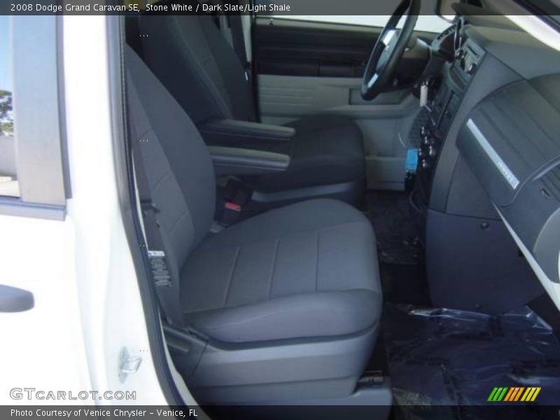 Stone White / Dark Slate/Light Shale 2008 Dodge Grand Caravan SE