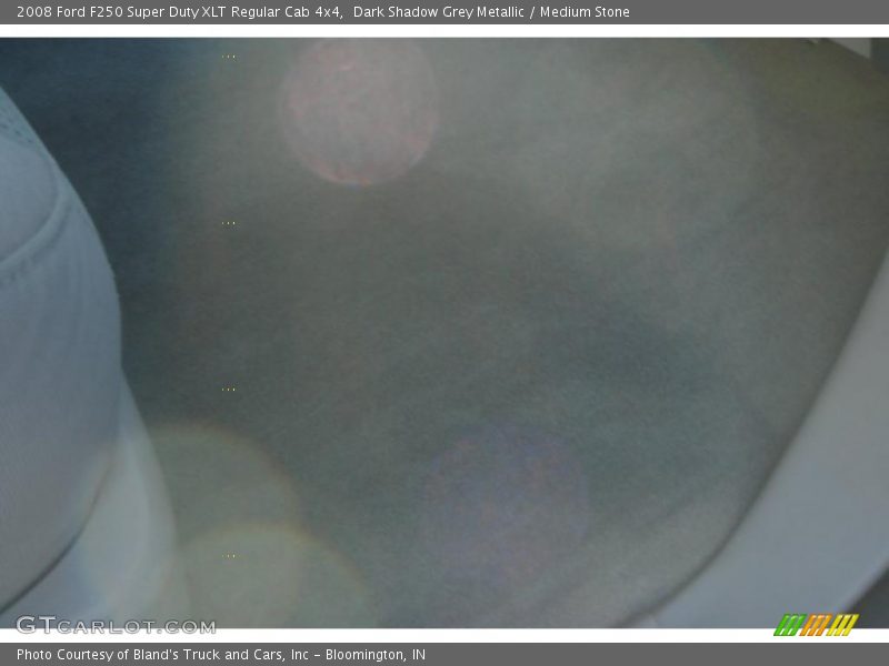 Dark Shadow Grey Metallic / Medium Stone 2008 Ford F250 Super Duty XLT Regular Cab 4x4