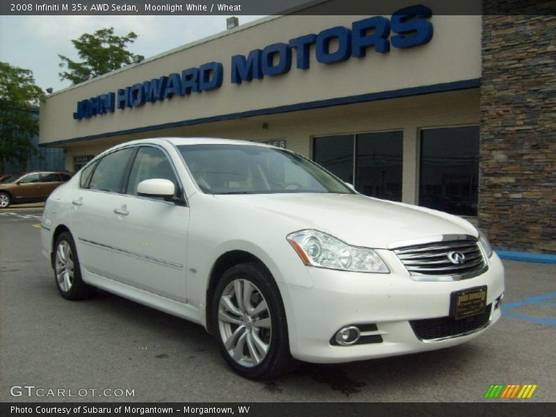 Moonlight White / Wheat 2008 Infiniti M 35x AWD Sedan