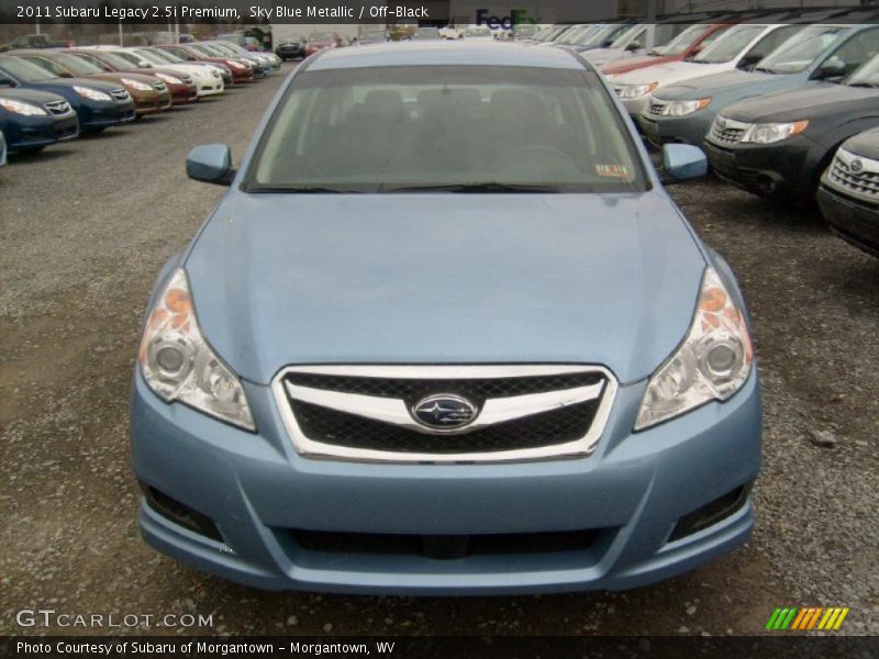 Sky Blue Metallic / Off-Black 2011 Subaru Legacy 2.5i Premium