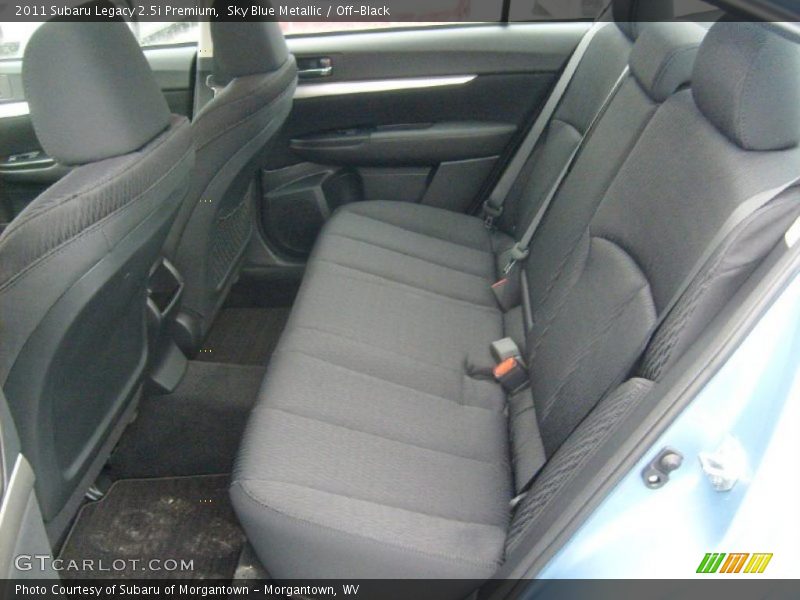  2011 Legacy 2.5i Premium Off-Black Interior