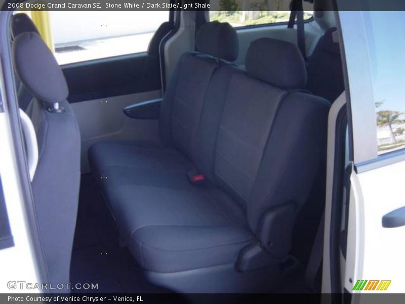 Stone White / Dark Slate/Light Shale 2008 Dodge Grand Caravan SE