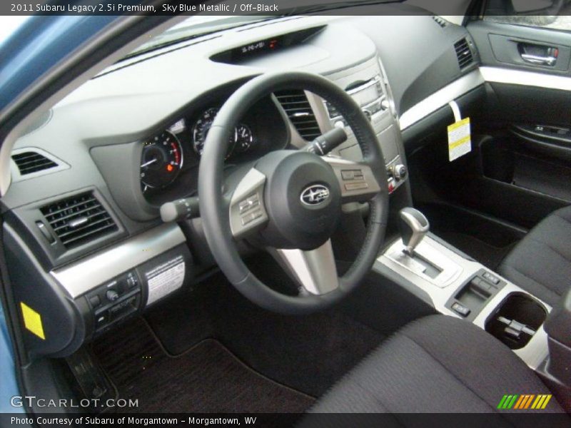 Dashboard of 2011 Legacy 2.5i Premium