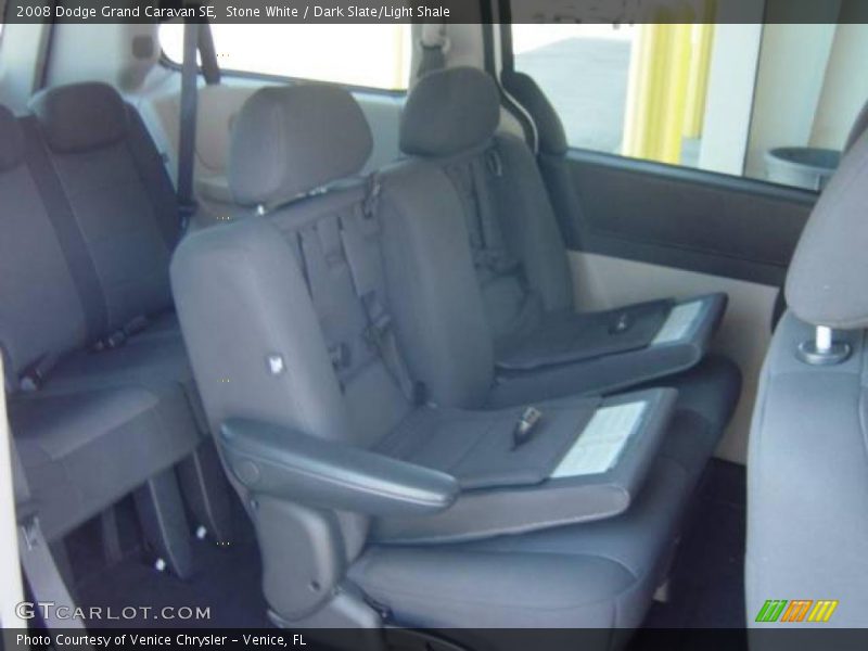 Stone White / Dark Slate/Light Shale 2008 Dodge Grand Caravan SE