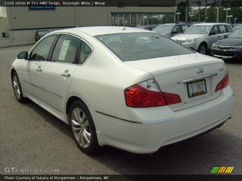Moonlight White / Wheat 2008 Infiniti M 35x AWD Sedan