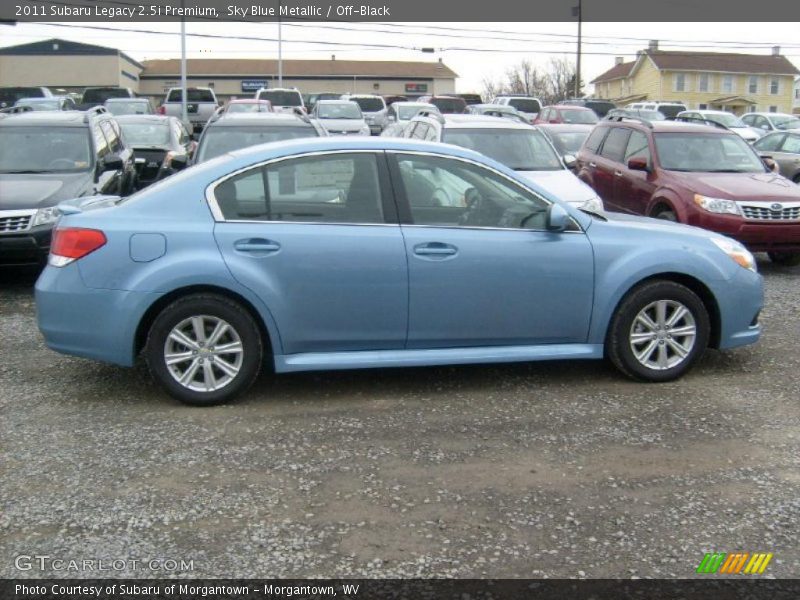 Sky Blue Metallic / Off-Black 2011 Subaru Legacy 2.5i Premium