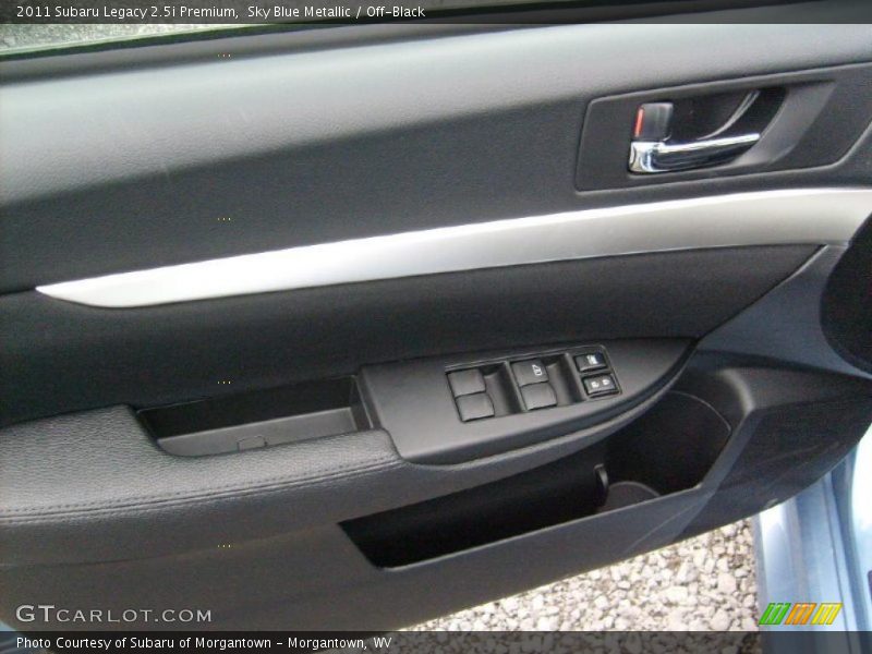 Sky Blue Metallic / Off-Black 2011 Subaru Legacy 2.5i Premium