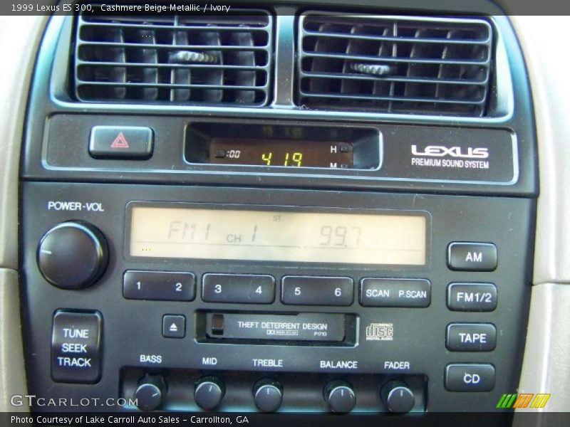 Cashmere Beige Metallic / Ivory 1999 Lexus ES 300