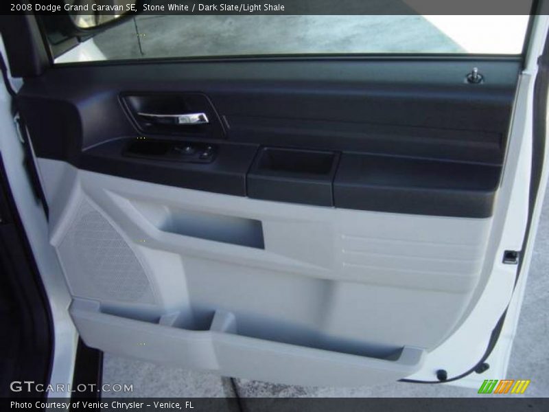 Stone White / Dark Slate/Light Shale 2008 Dodge Grand Caravan SE