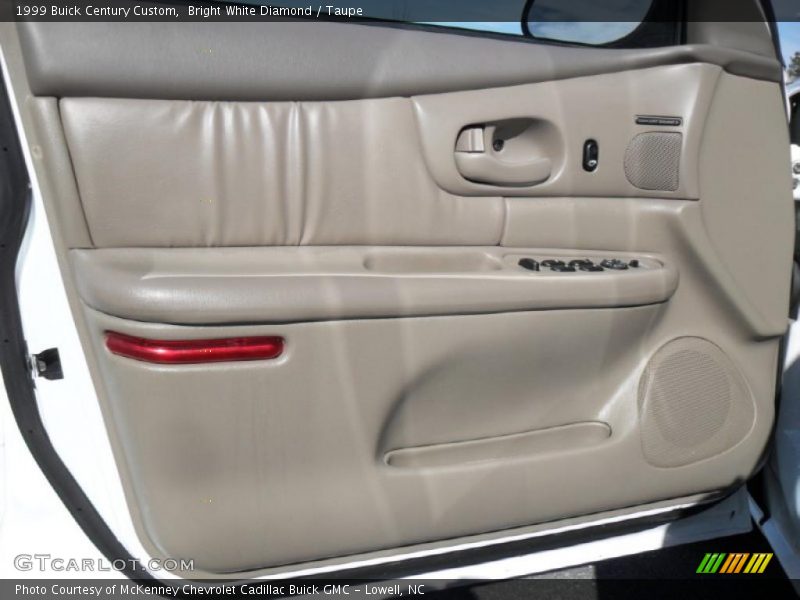 Bright White Diamond / Taupe 1999 Buick Century Custom