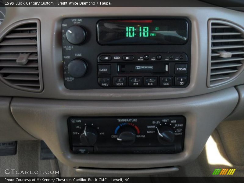 Bright White Diamond / Taupe 1999 Buick Century Custom