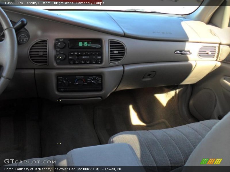 Bright White Diamond / Taupe 1999 Buick Century Custom