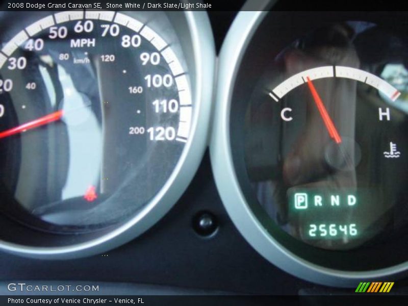 Stone White / Dark Slate/Light Shale 2008 Dodge Grand Caravan SE