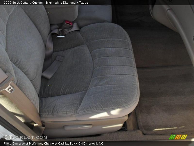 Bright White Diamond / Taupe 1999 Buick Century Custom
