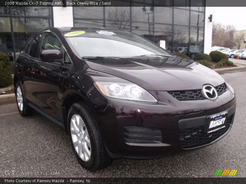 Black Cherry Mica / Sand 2008 Mazda CX-7 Touring AWD