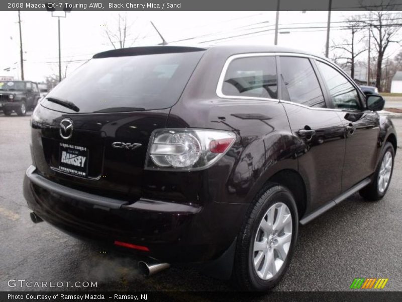 Black Cherry Mica / Sand 2008 Mazda CX-7 Touring AWD