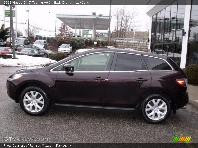 Black Cherry Mica / Sand 2008 Mazda CX-7 Touring AWD