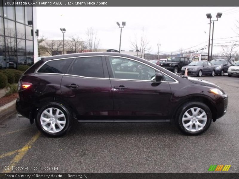 Black Cherry Mica / Sand 2008 Mazda CX-7 Touring AWD