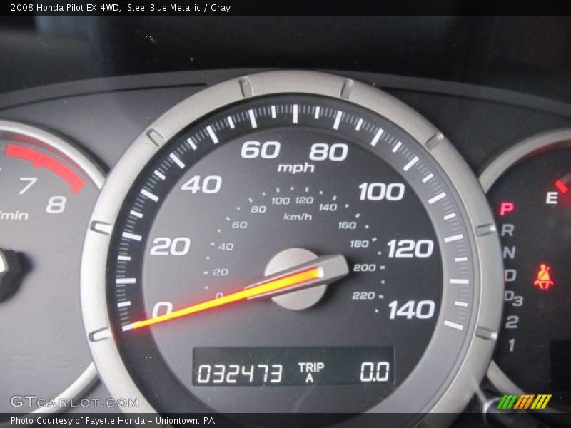 Steel Blue Metallic / Gray 2008 Honda Pilot EX 4WD