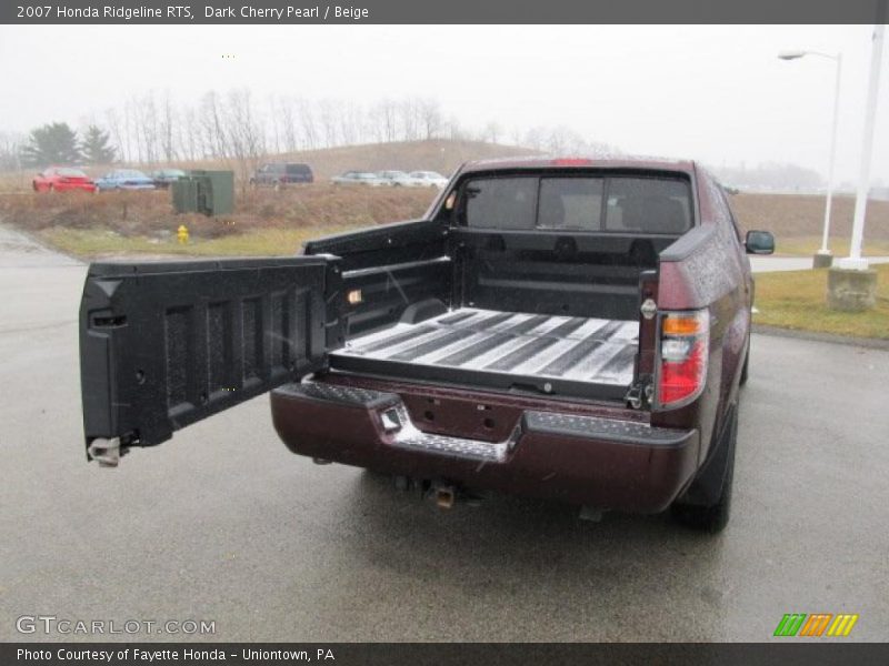 Dark Cherry Pearl / Beige 2007 Honda Ridgeline RTS