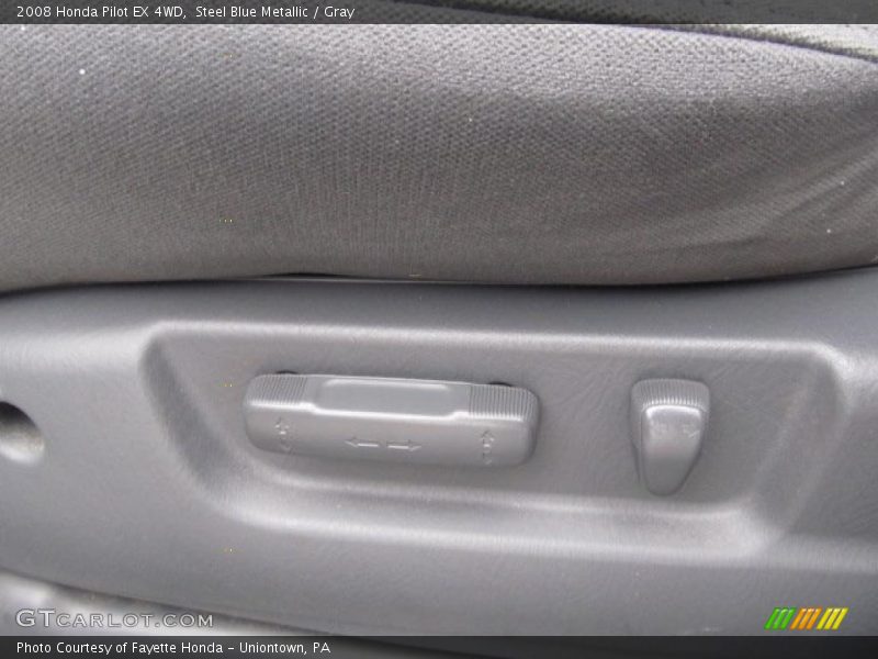 Steel Blue Metallic / Gray 2008 Honda Pilot EX 4WD