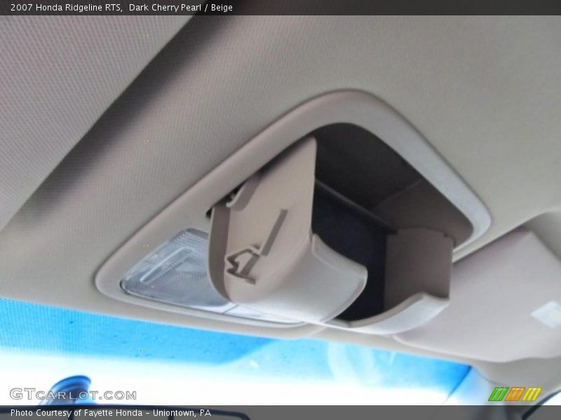 Dark Cherry Pearl / Beige 2007 Honda Ridgeline RTS